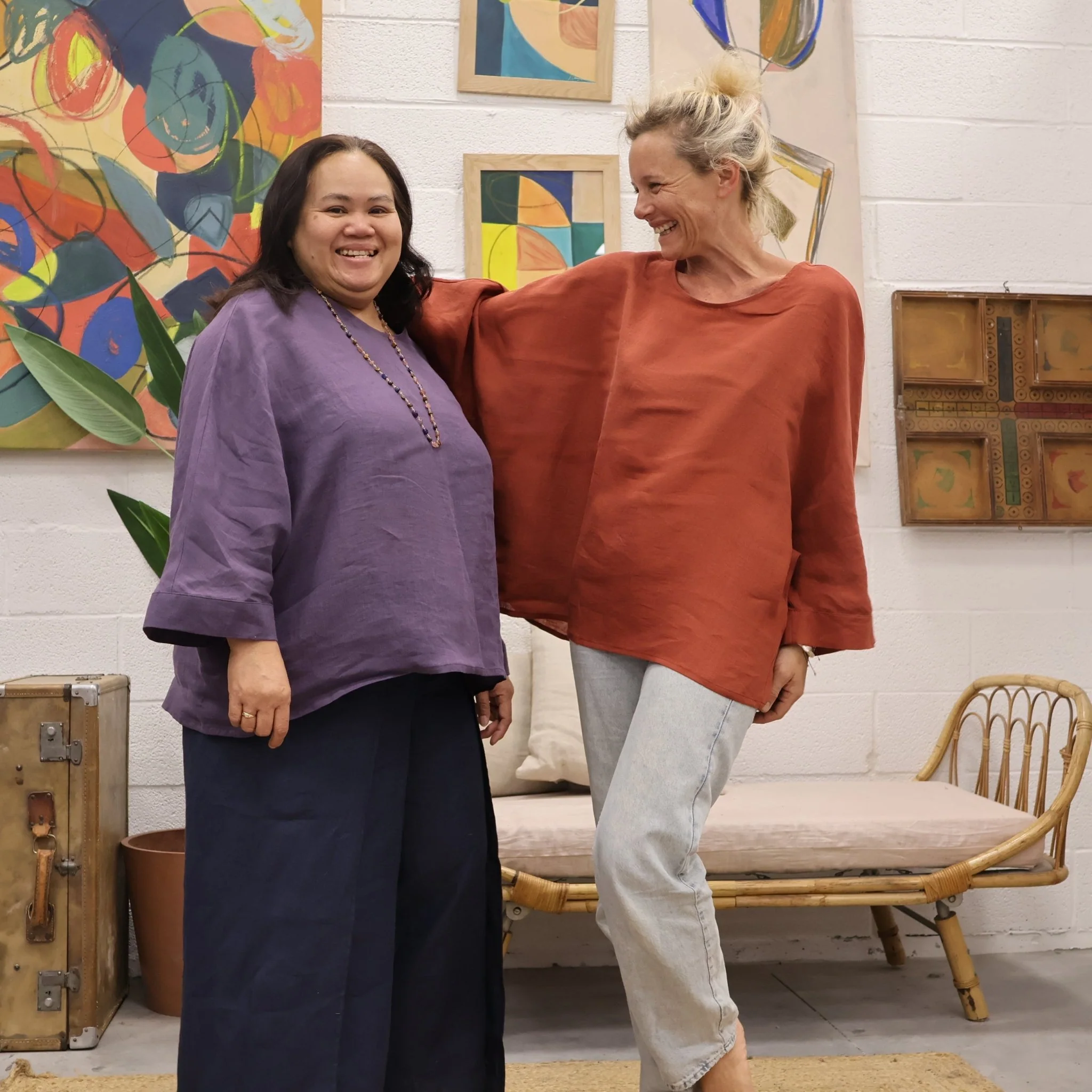 Blouse Nao popeline de coton oiseaux - Image 8