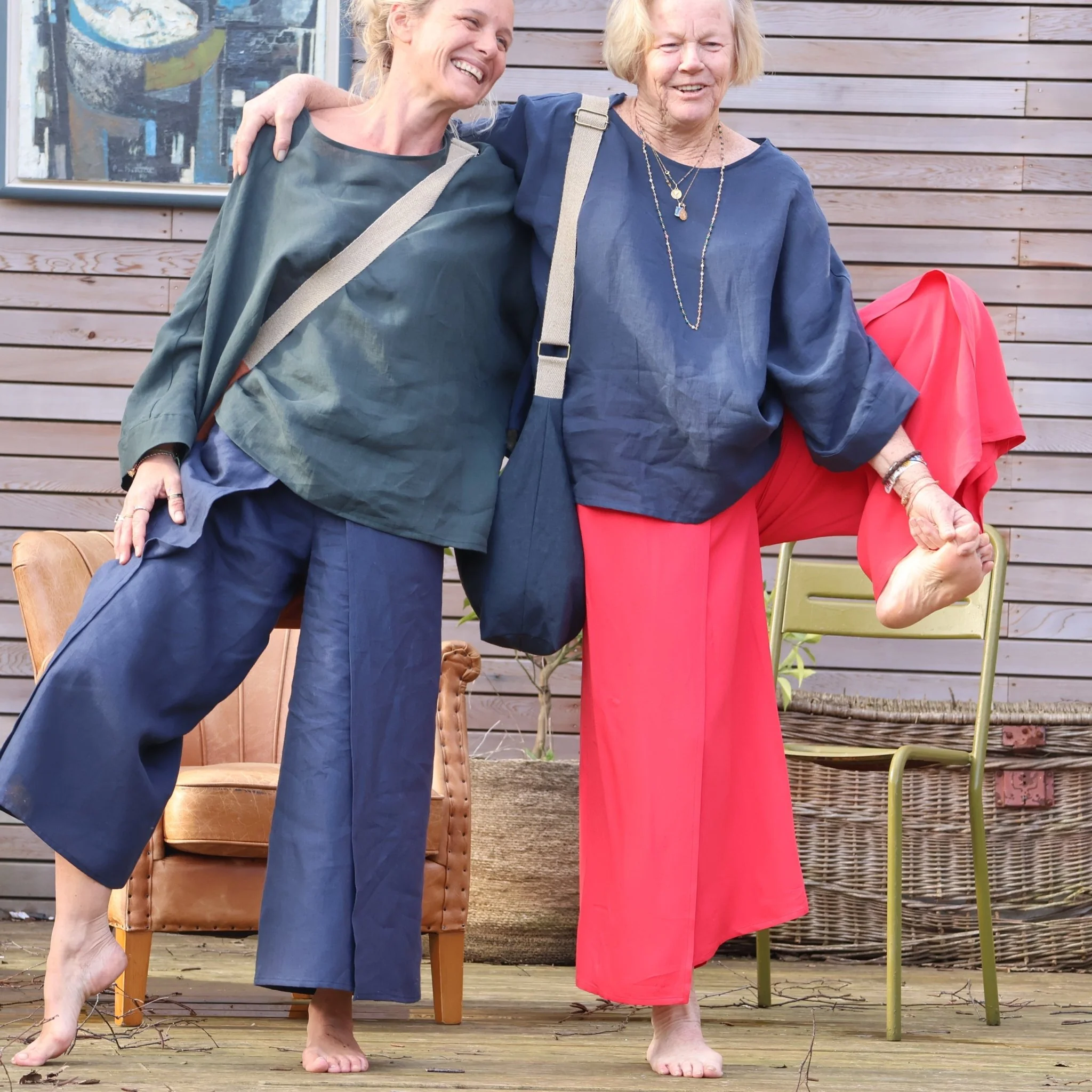 Blouse Nao popeline de coton oiseaux - Image 9