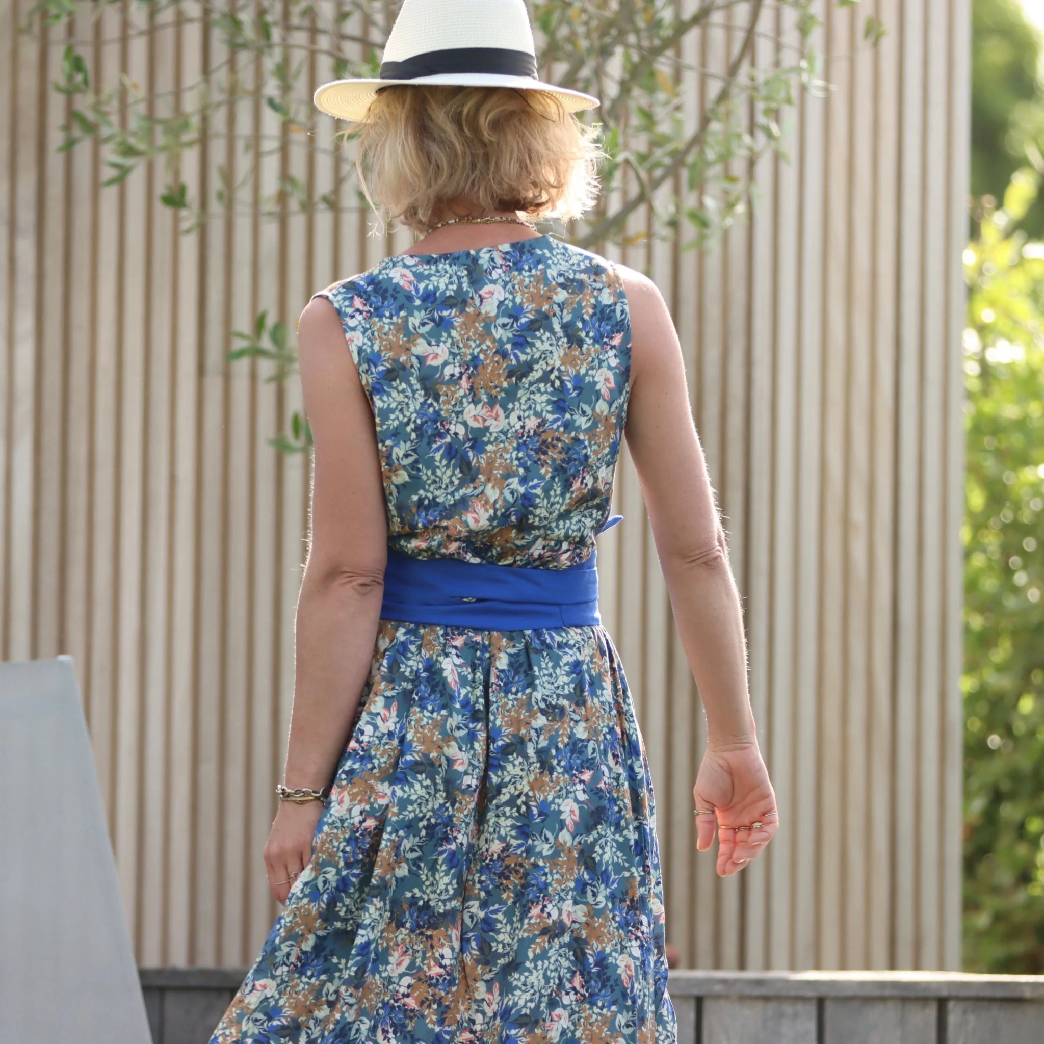 Ceinture Anita lin bleu majorelle - Image 11