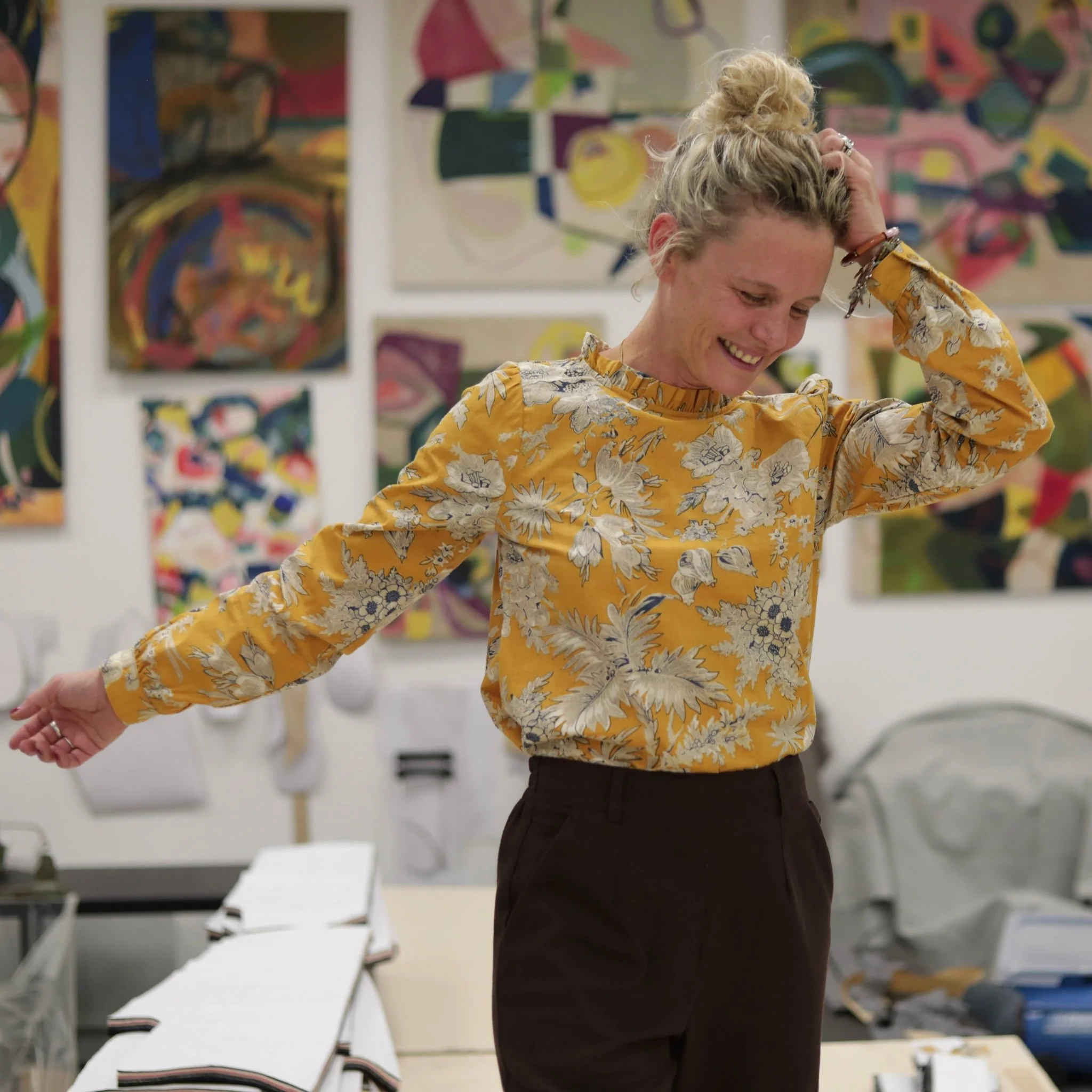 Blouse  Fantine - Pastoral Ocre - Image 10