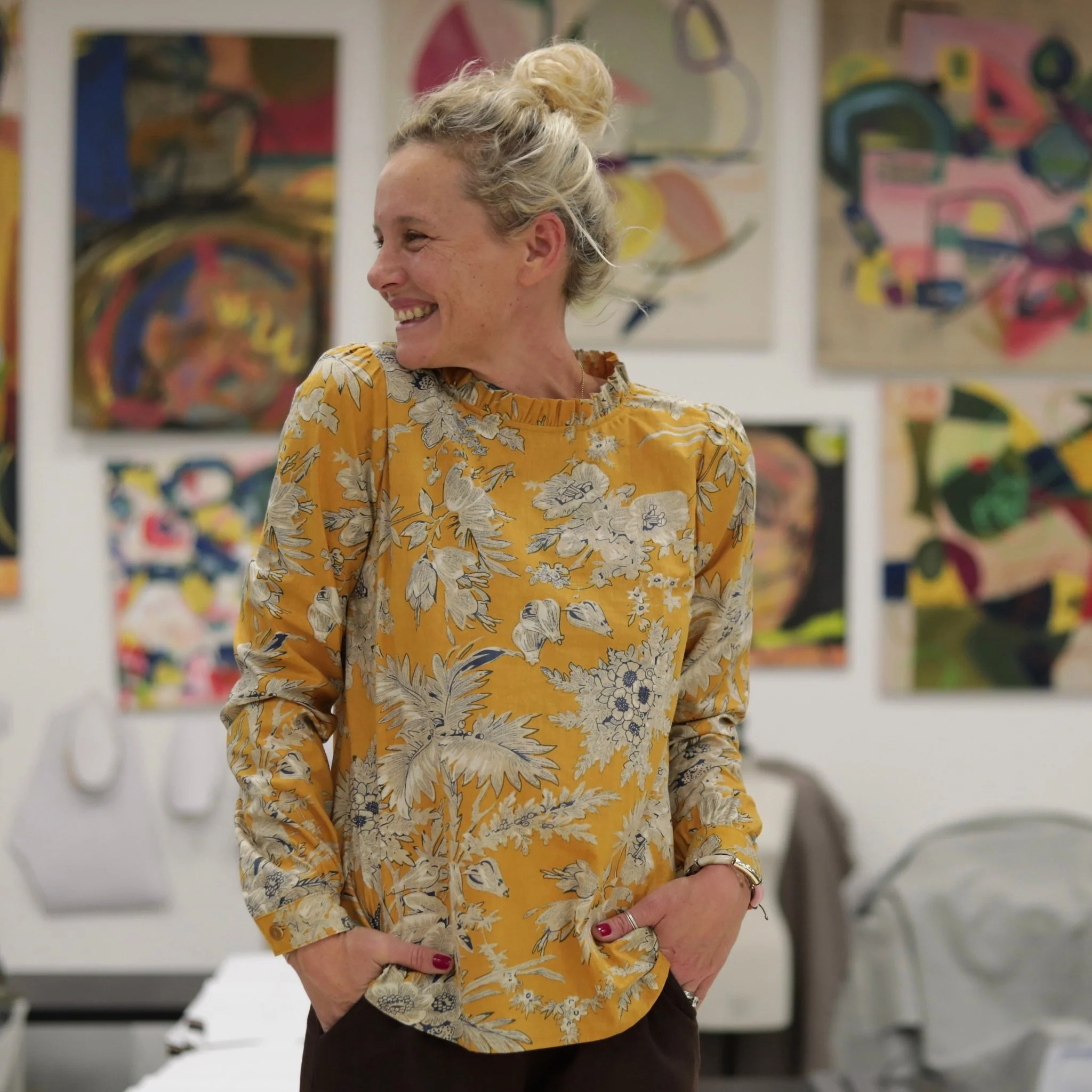 Blouse  Fantine - Pastoral Ocre - Image 8