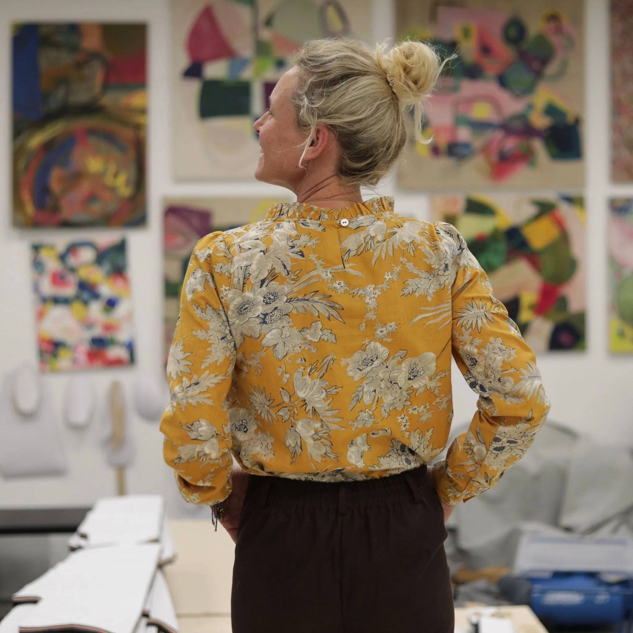 Blouse  Fantine - Pastoral Ocre - Image 9