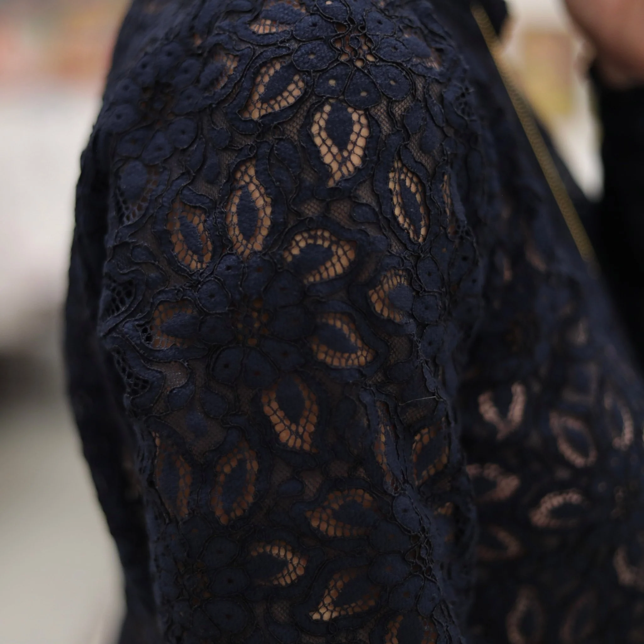 Blouse  Fantine - Dentelle bleu marine - Image 10