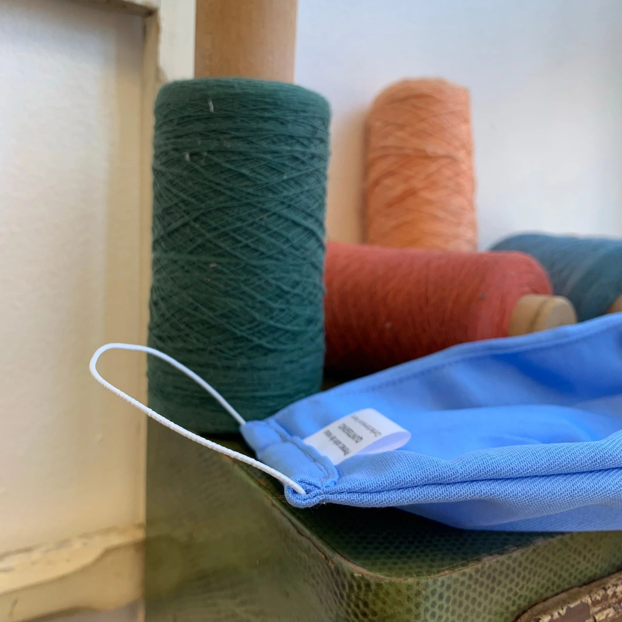 Bobine de fil élastique - blanc 20m - Image 3