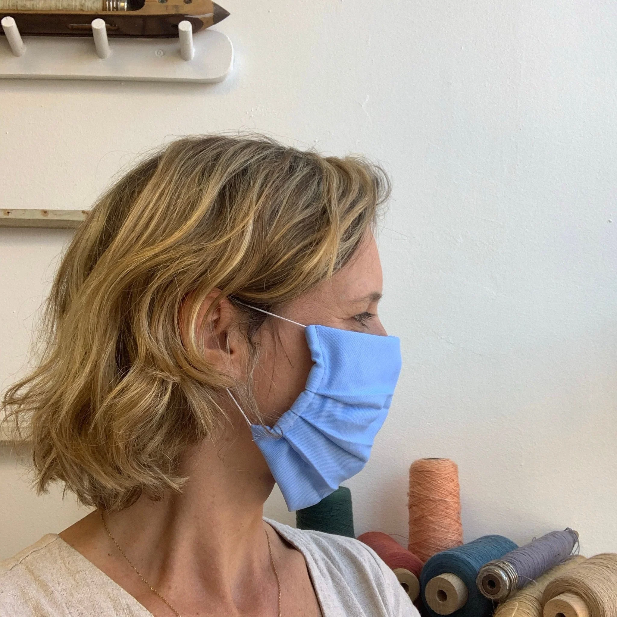 Bobine de fil élastique - blanc 20m - Image 4