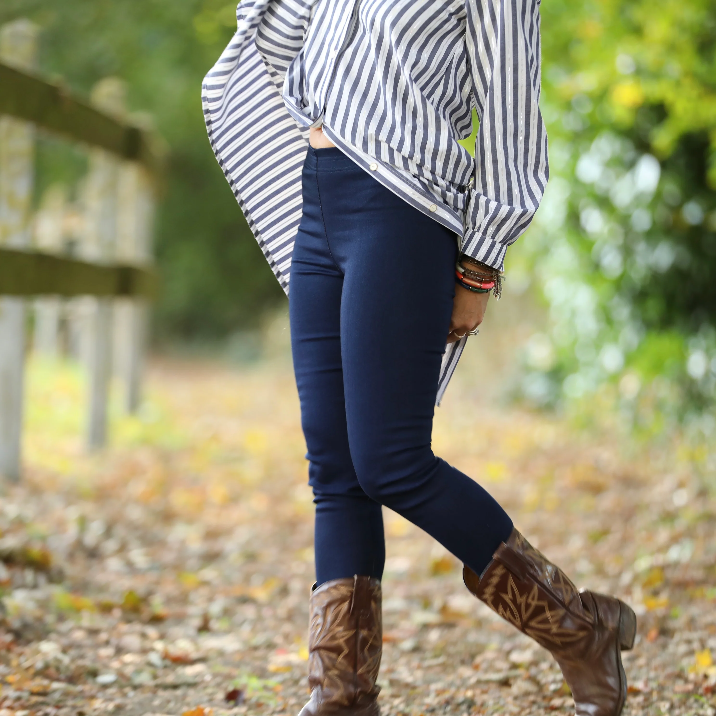 Legging Léni - jean bleu - Image 6