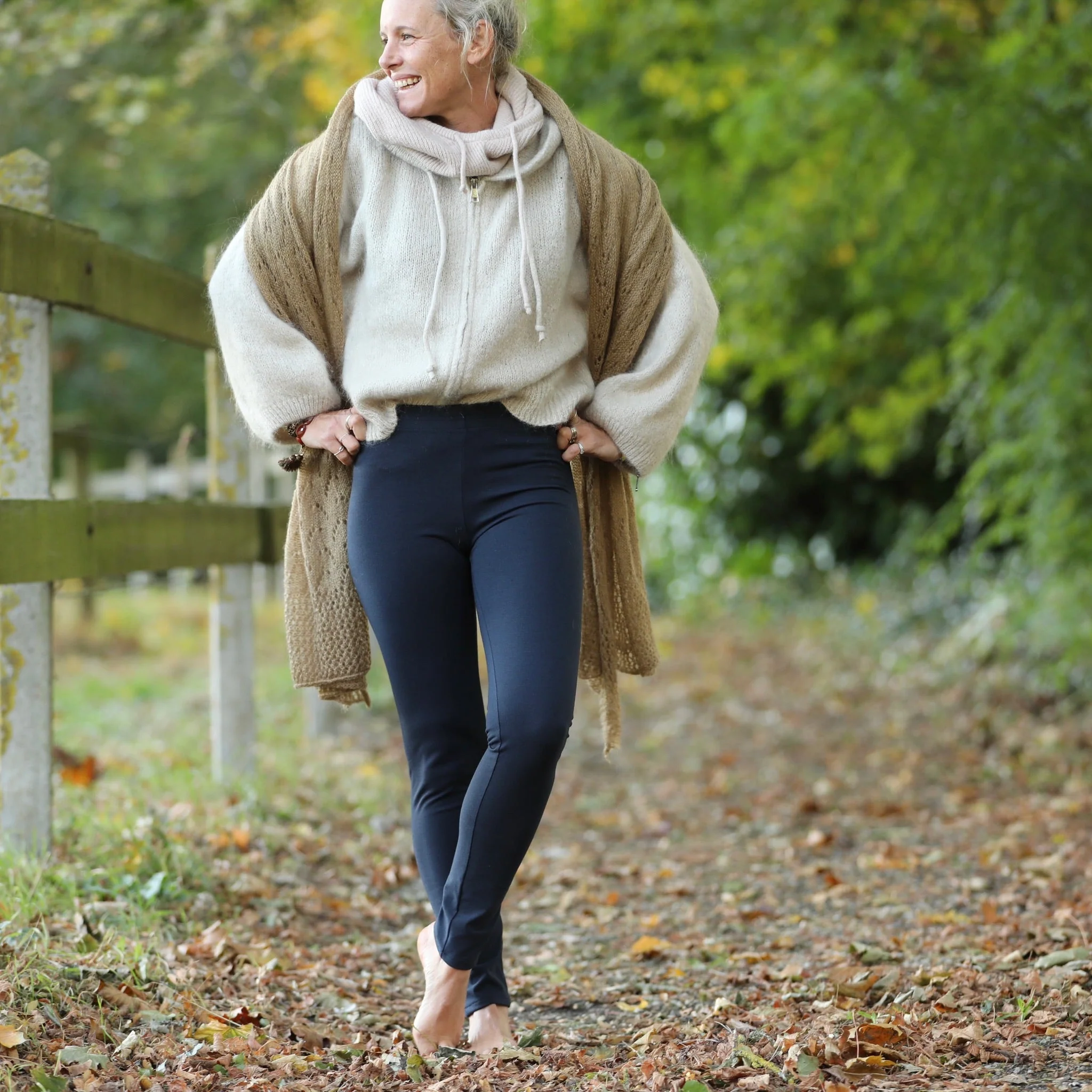 Legging Léni - jersey marine - Image 4