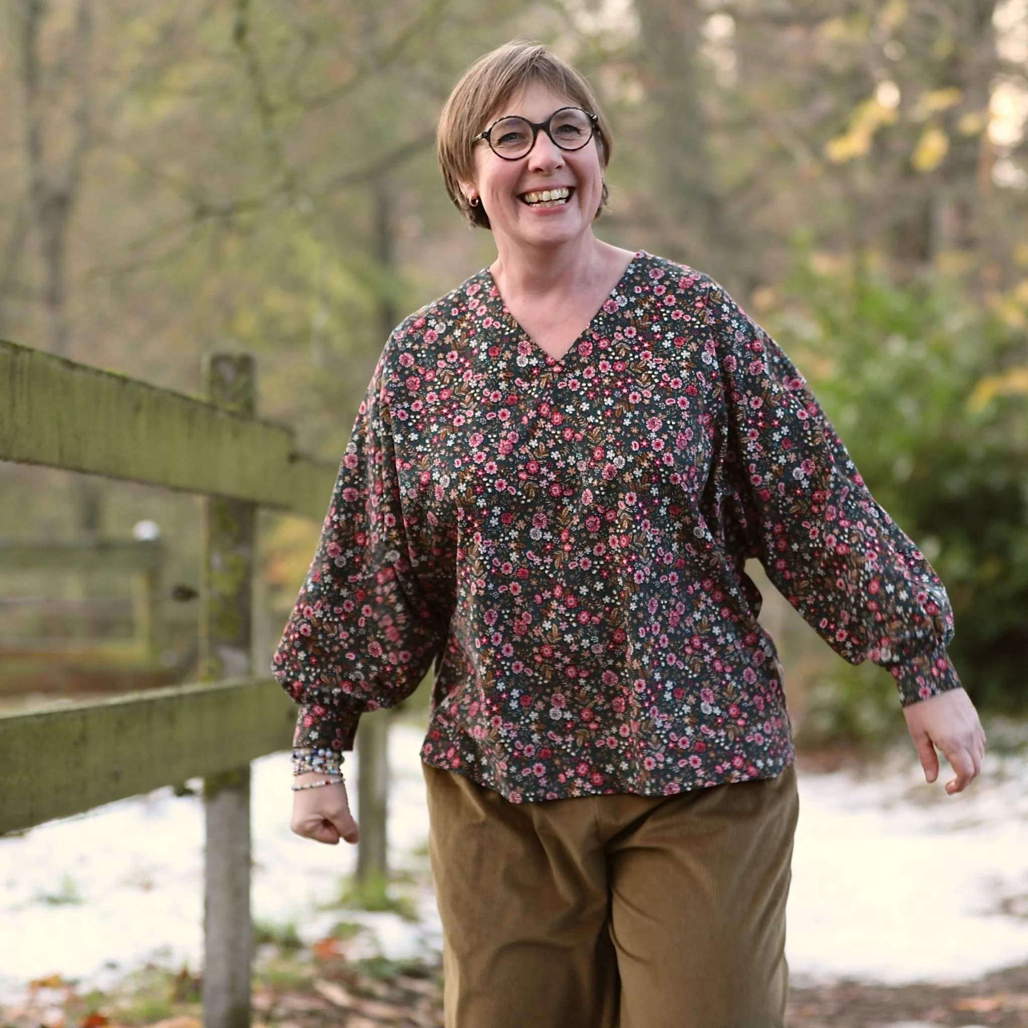 Blouse  Mina – Fleurs de Bohème - Image 15