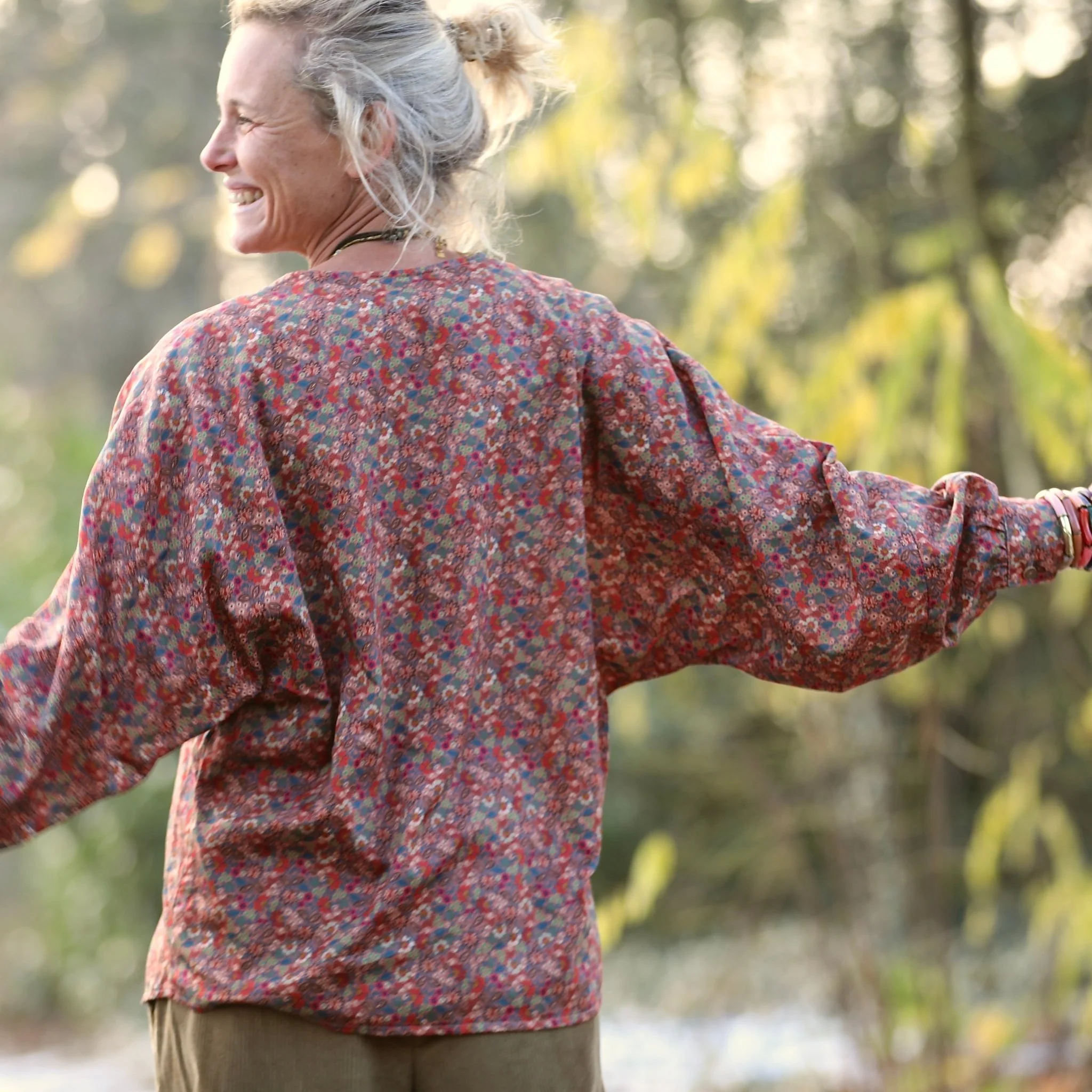 Blouse  Mina – Fleurs de Bohème - Image 8