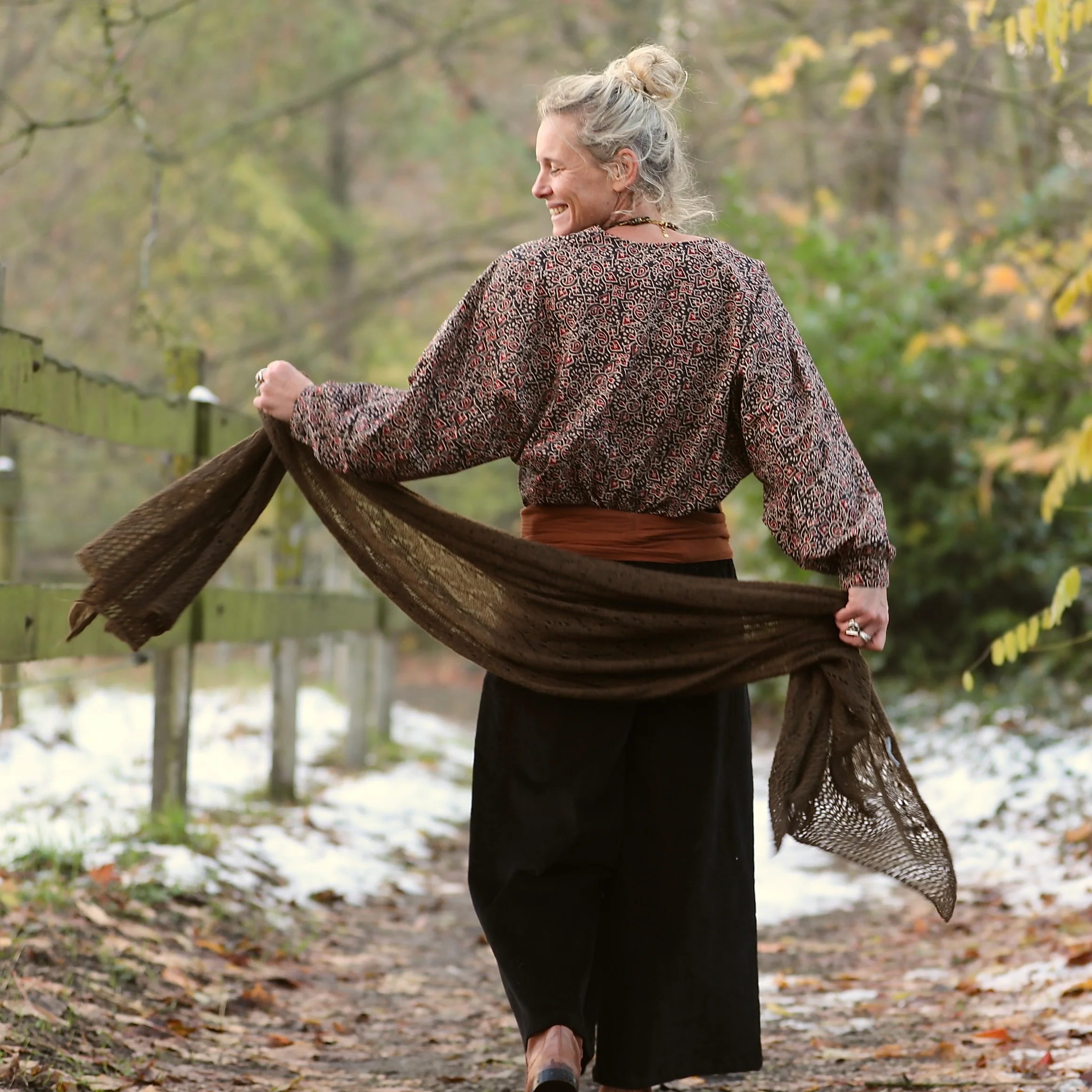 Blouse  Mina – Kashmir Sépia - Image 4