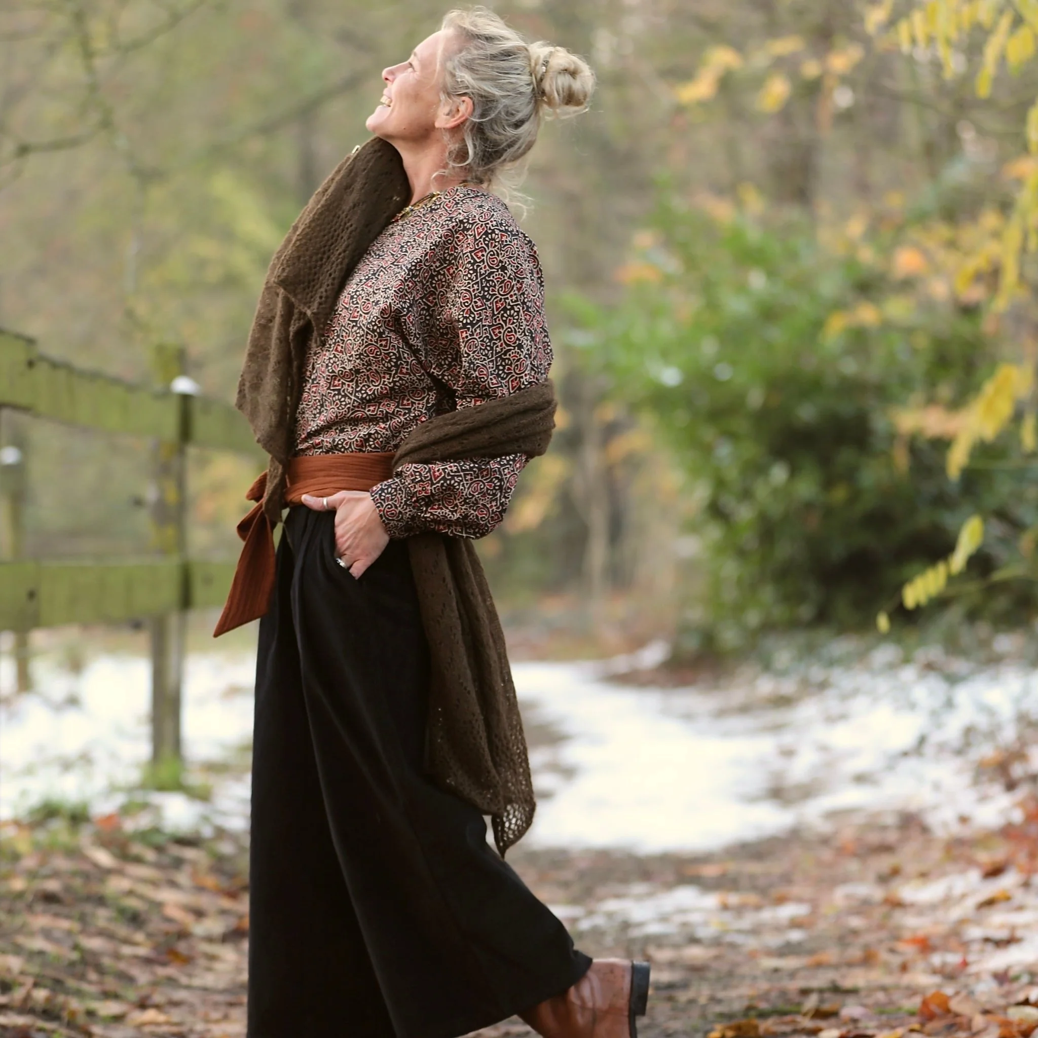 Blouse  Mina – Kashmir Sépia - Image 6