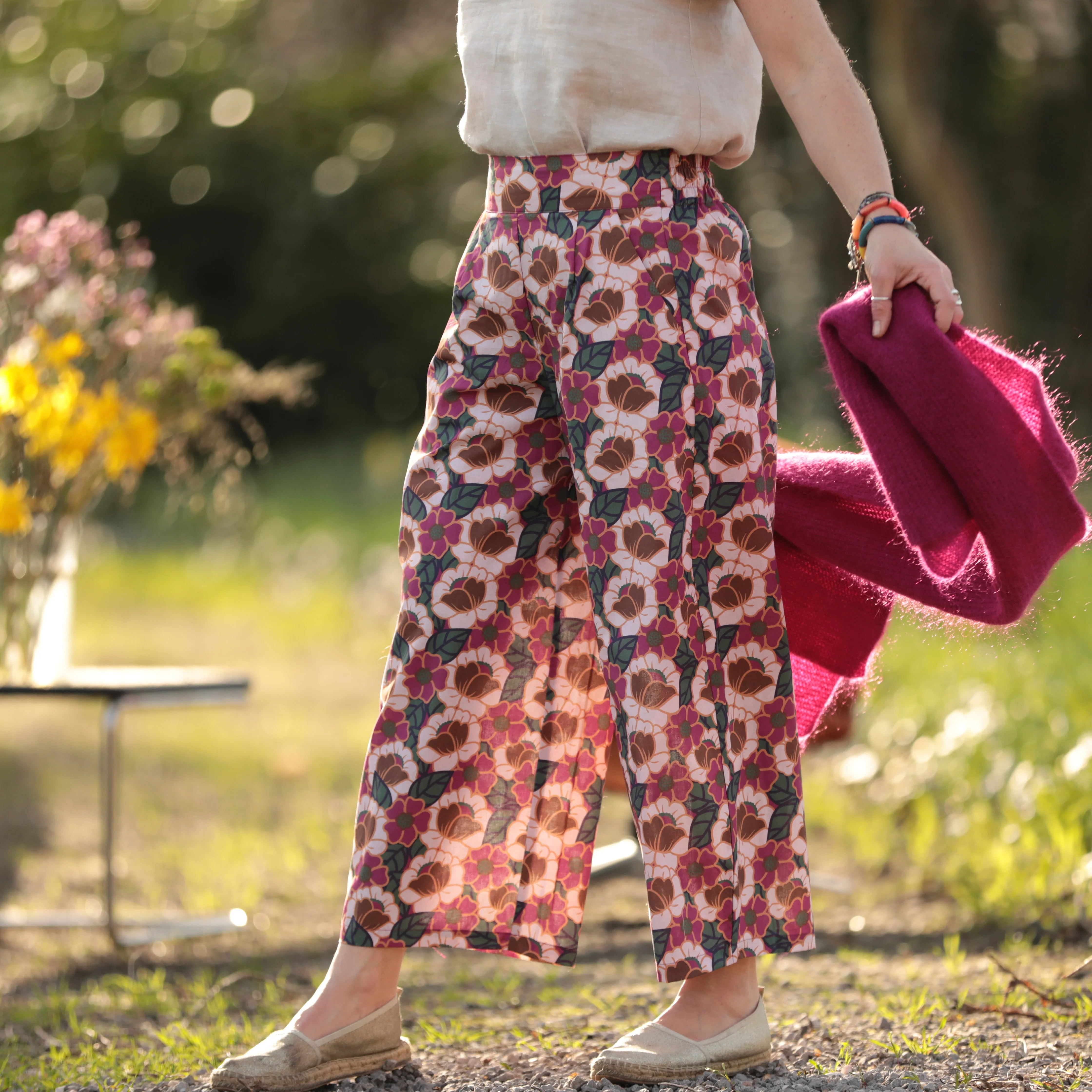 Pantalon Briac - Coton "souvenirs de Vérone" - Image 5