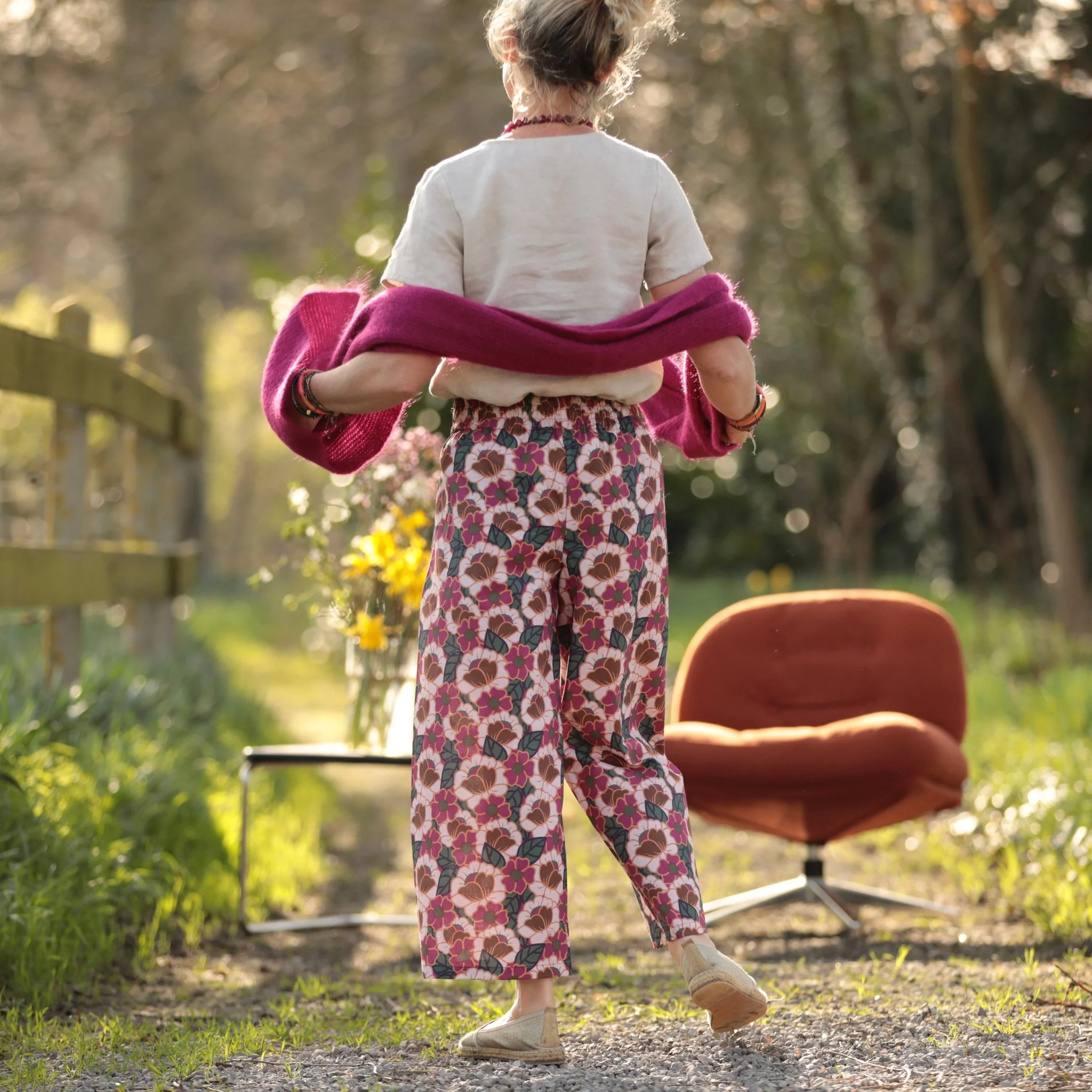 Pantalon Briac - Coton "souvenirs de Vérone" - Image 6