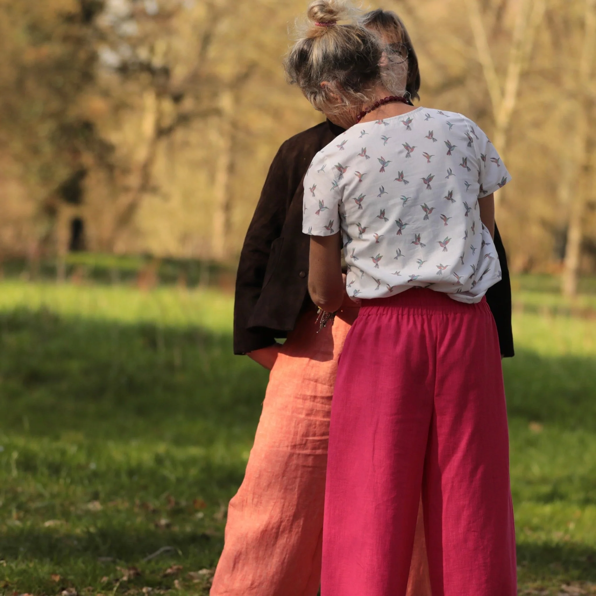 Pantalon Briac - lin rose fushia - Image 5