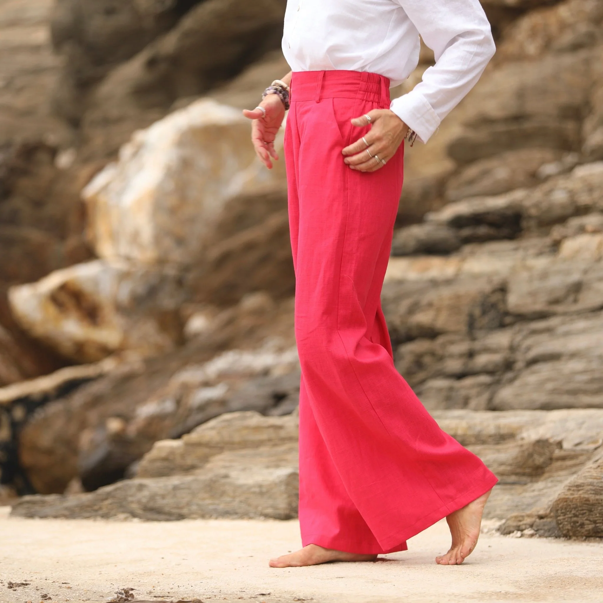 Pantalon Tom - lin fushia - Image 3