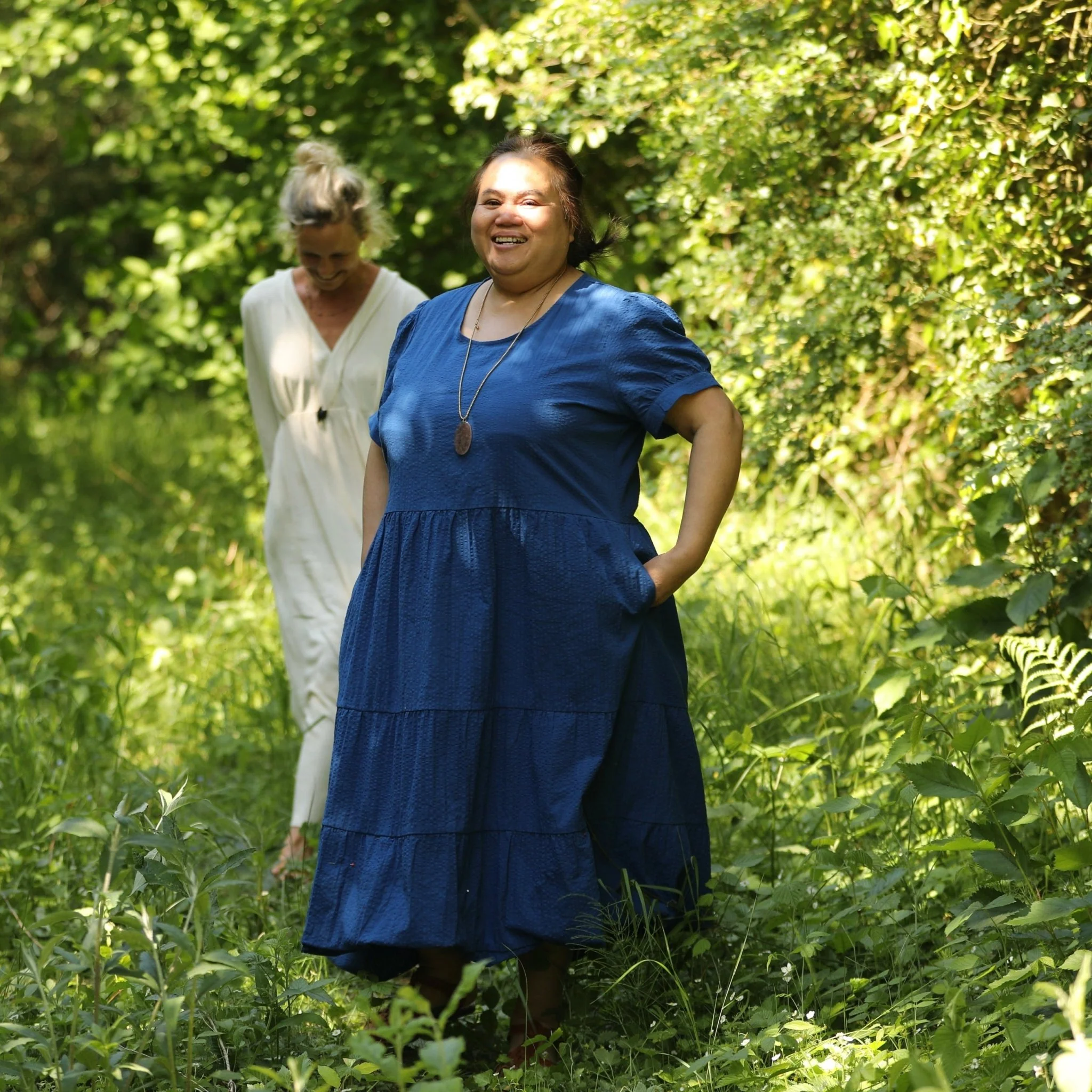 Robe Ophélie - jean lyocell bleu - Image 7