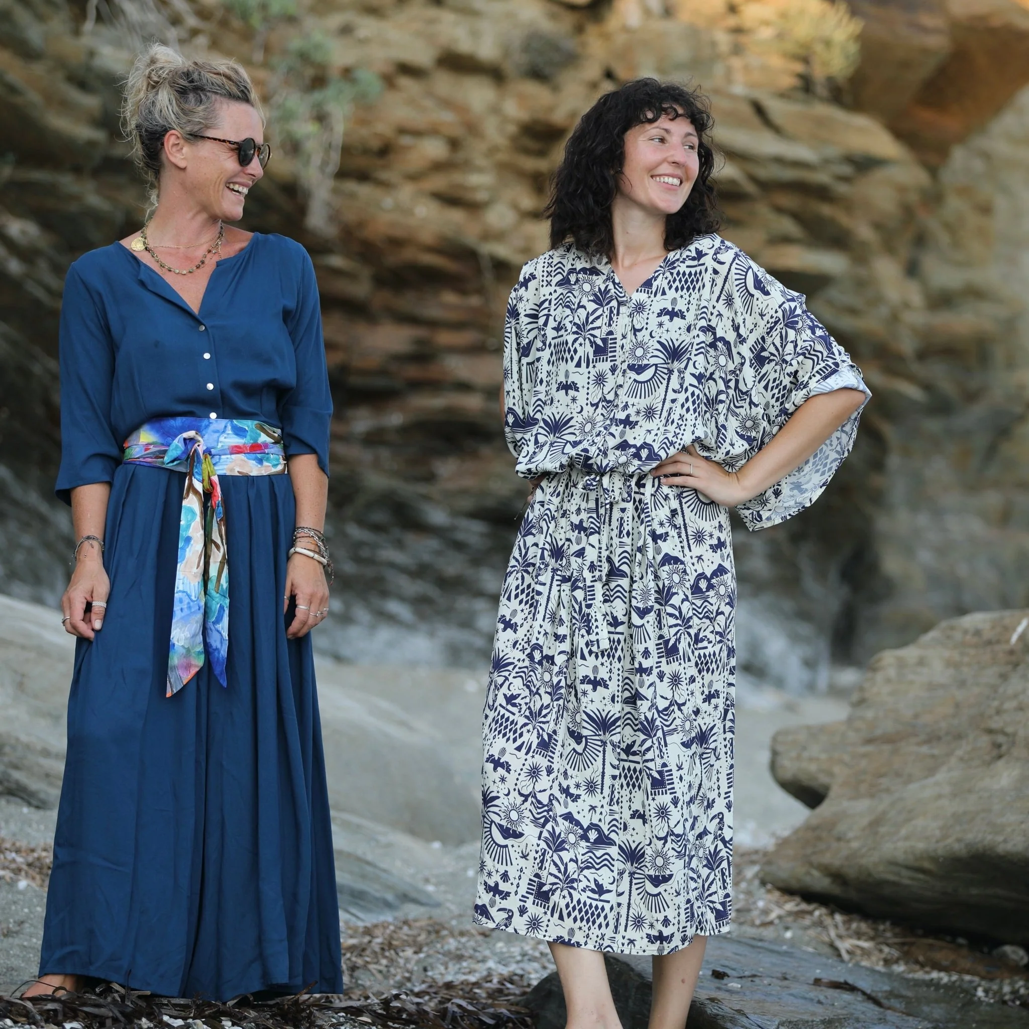 Robe Xiou jean de coton bleu - Image 14