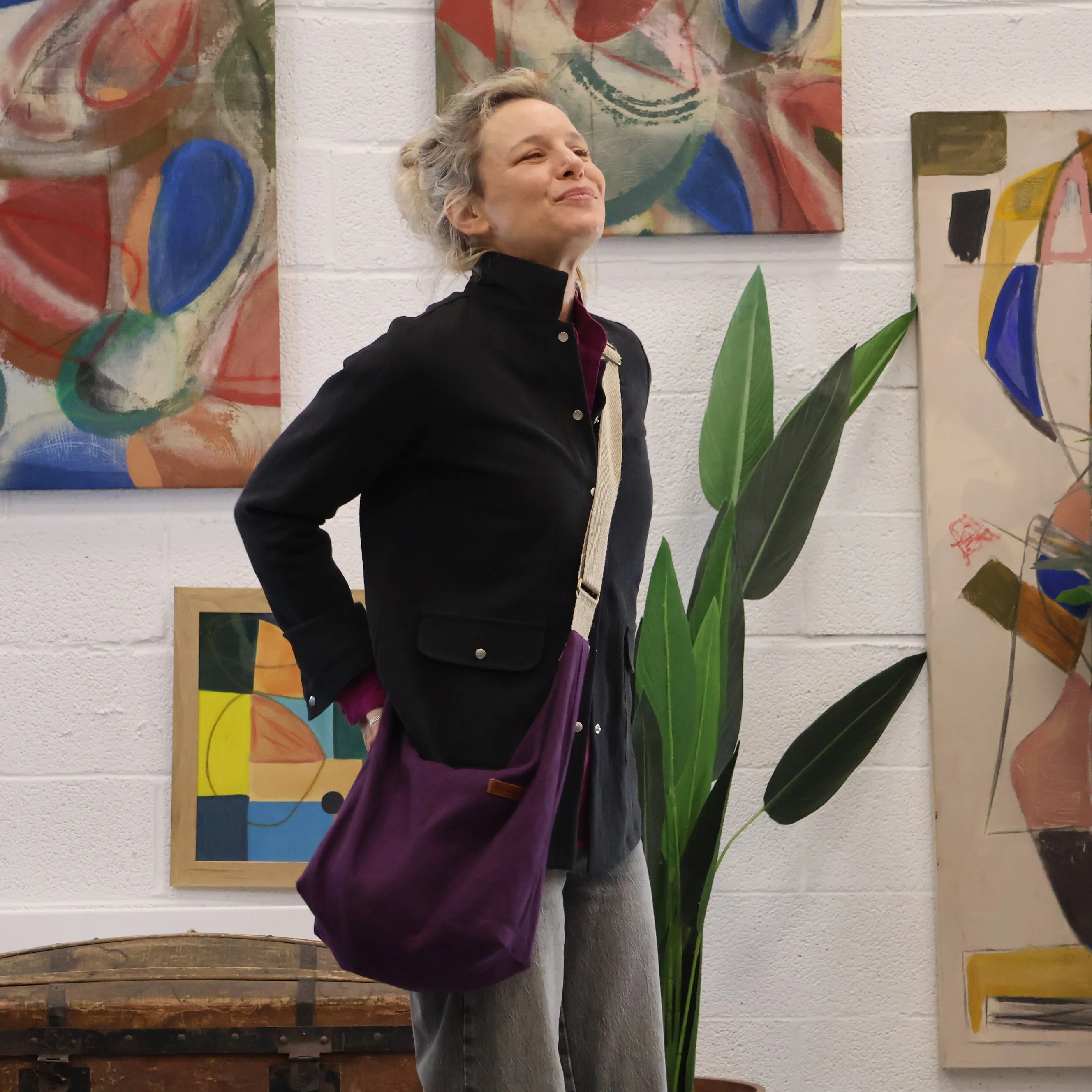 Sac Maud lin lilas - Image 3