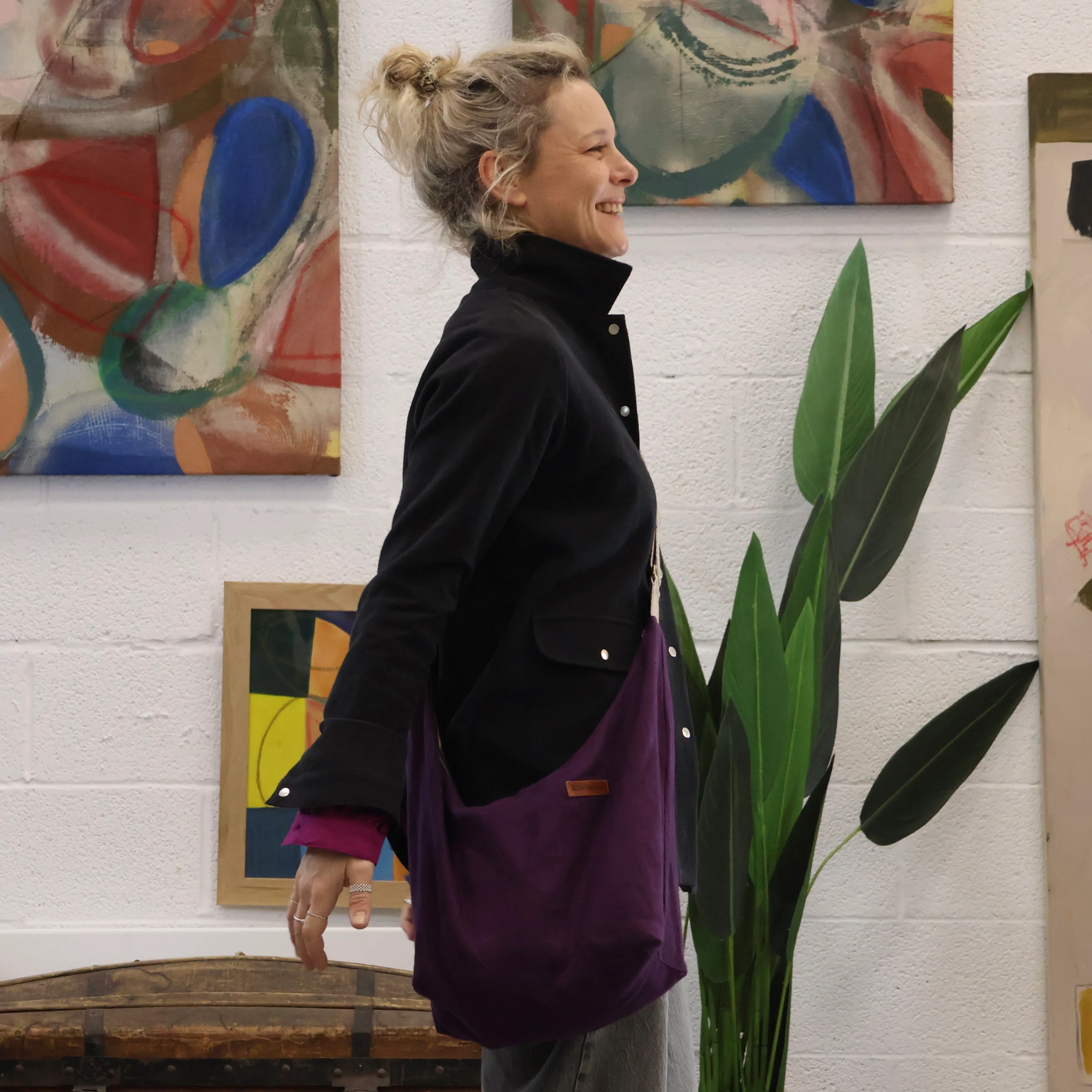 Sac Maud lin lilas - Image 4