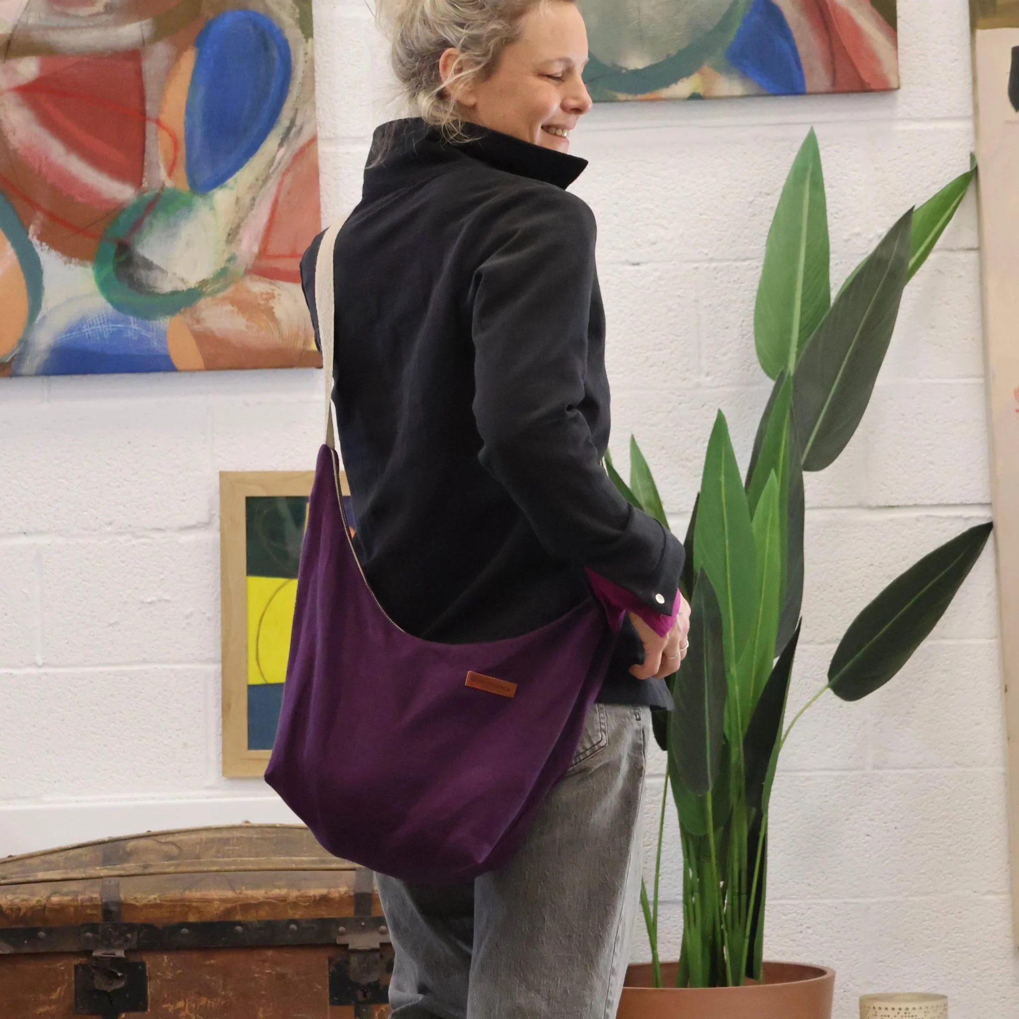 Sac Maud lin lilas - Image 5