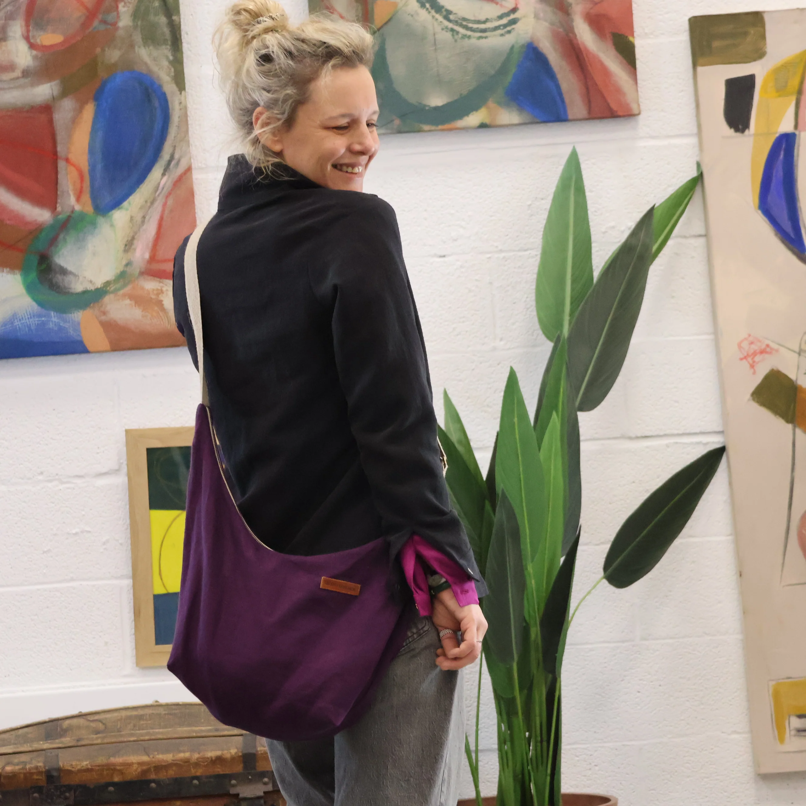 Sac Maud lin lilas - Image 7